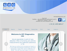 Tablet Screenshot of gfcdiagnostics.com